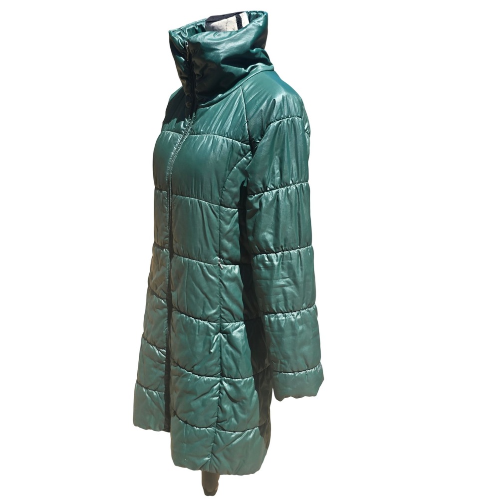 Patagonia Lidia Parka Womens Small Forest Green Puffer Insulated Coat 28205 - Picture 3 of 13